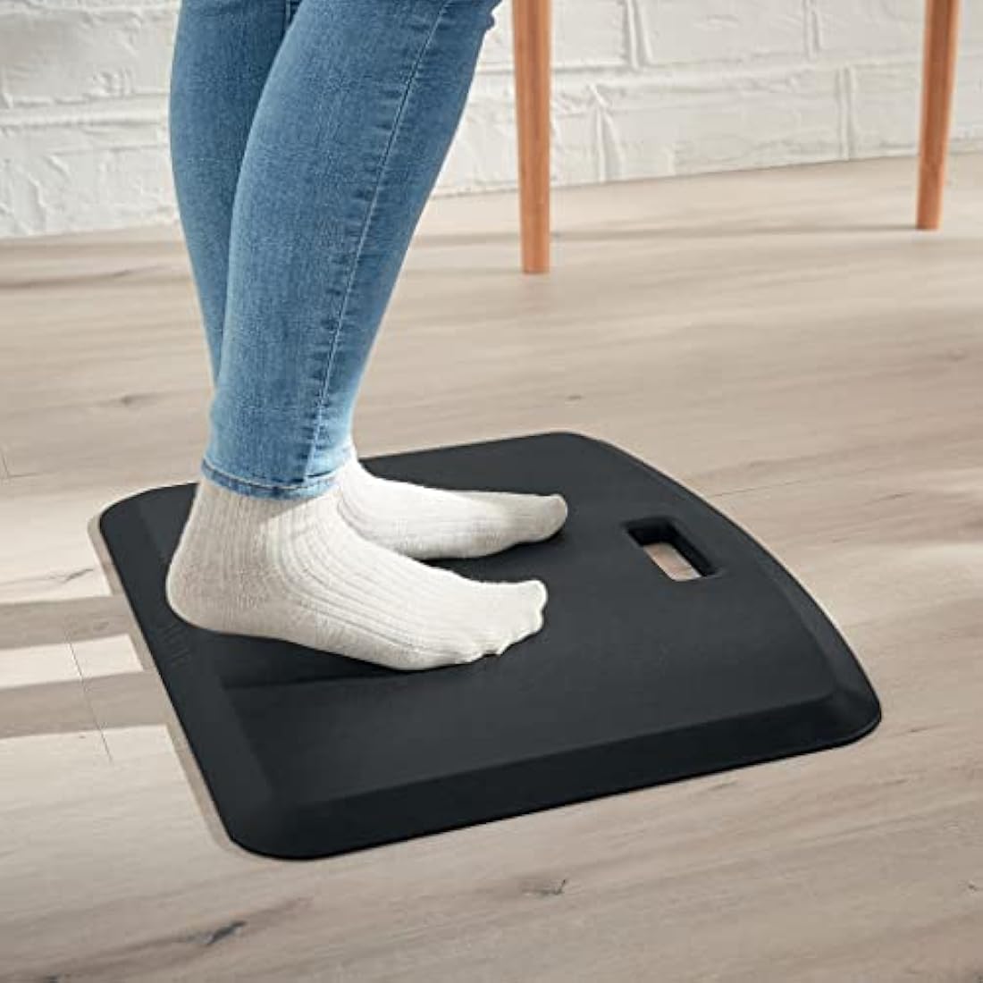 Leitz Ergo Cosy Anti Fatigue Mat – Cushioned Foam Floor Mat, Velvet Grey