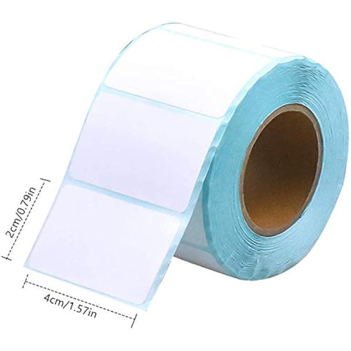 1000 Thermal Address Labels | 40x20mm Blank White Stickers