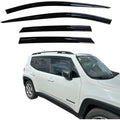 Auto Clover Wind Deflectors for Jeep Renegade 2014+ | 4-Piece Set