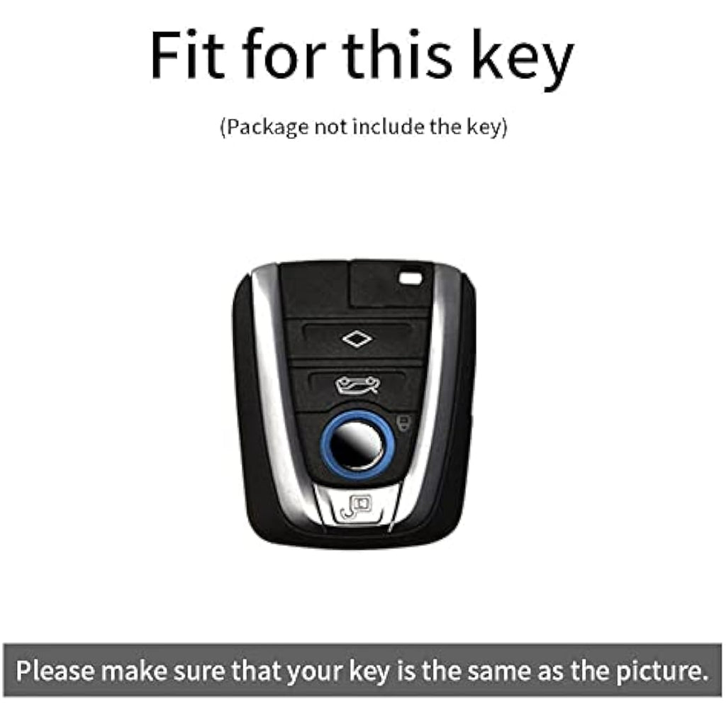 Leather Car Key Case for BMW i3 i8 – Brown Fob Cover