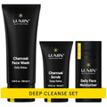 Lumin Smooth Operator Detox Trio – 3-Piece Men's Skincare Gift Set