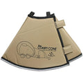 All Four Paws Comfy Cone – Soft Pet Recovery Collar, Tan, Small-Long