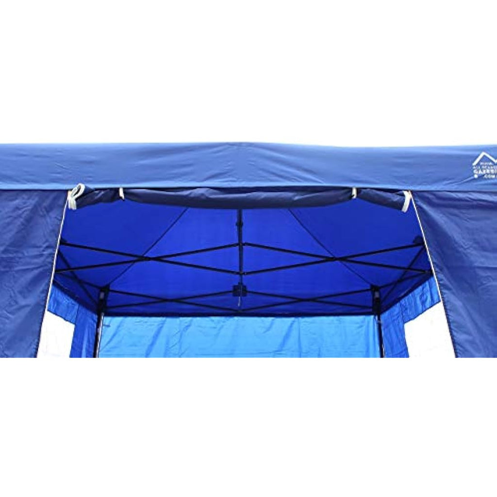 All Seasons Gazebos 3x3m Heavy Duty Pop Up Gazebo with Walls - Royal Blue