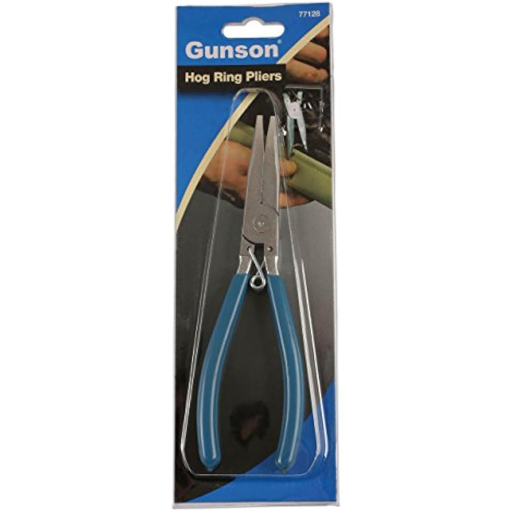 Gunson 77128 Hog Ring Pliers – Blue Upholstery and Fencing Tool