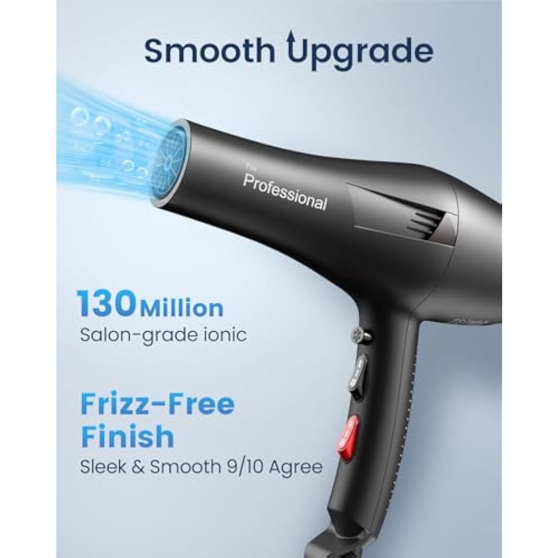 HappyGoo Professional Ionic Hair Dryer | Fast Drying Salon Blow Dryer
