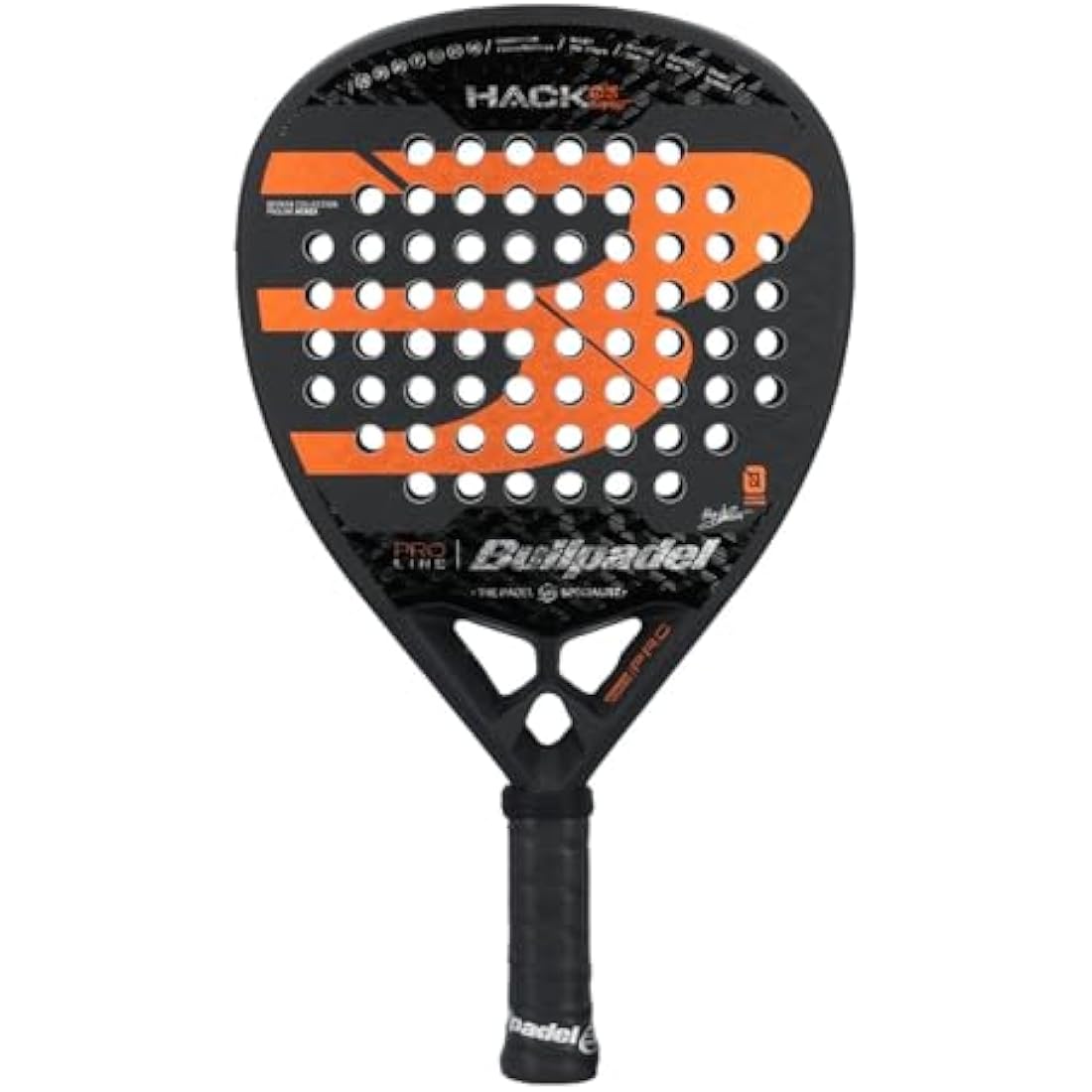 Bullpadel Hack 03 Comfort 24 – Pala de Pádel Diamante para Profesionales