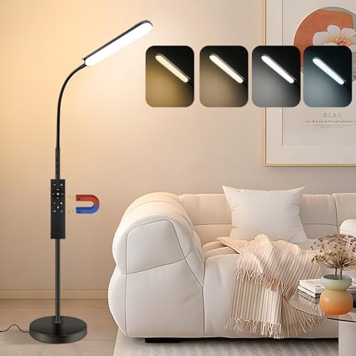 VARICART LED Floor Lamp | 18W Dimmable Standing Light with Remote Control