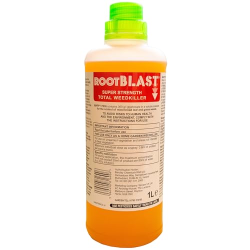 Rootblast Super Strength Glyphosate Weed Killer - Concentrated 1L