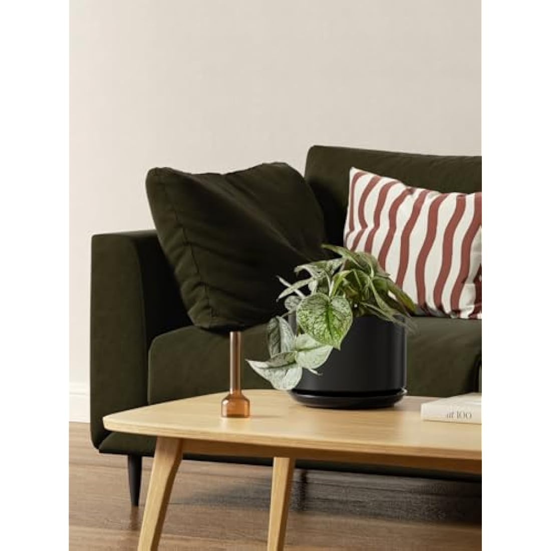 LE TAUCI Ceramic Planters | Set of 3 Indoor Flower Pots with Drainage