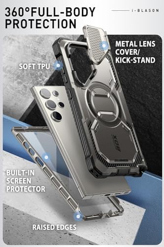 i-Blason Armorbox for Galaxy S24 Ultra – MagSafe Case with Kickstand
