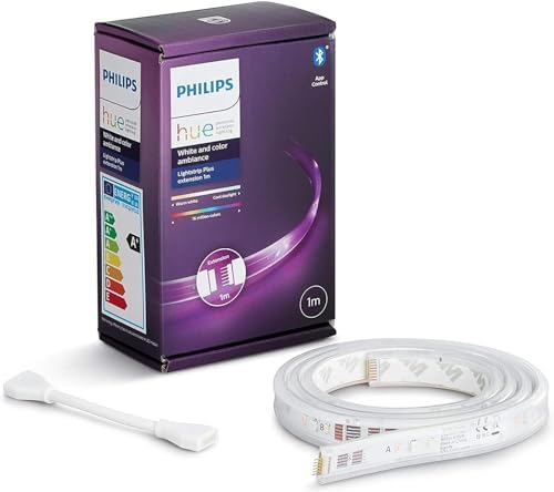 Philips Hue Lightstrip Extension v4 – 1m Smart LED White & Color Ambiance