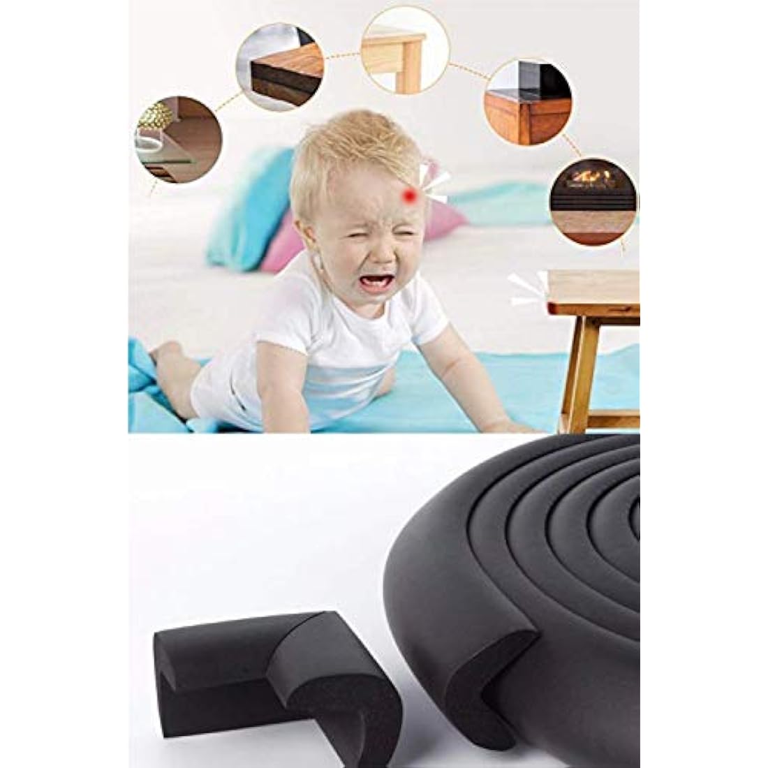 Jolof Store 17-Piece Baby Proofing Kit | Edge Guards & Corner Protectors