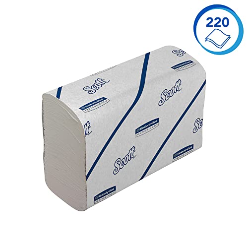 Scott Essential 6636 Narrow-Fold Paper Hand Towels - 2,640 Sheets