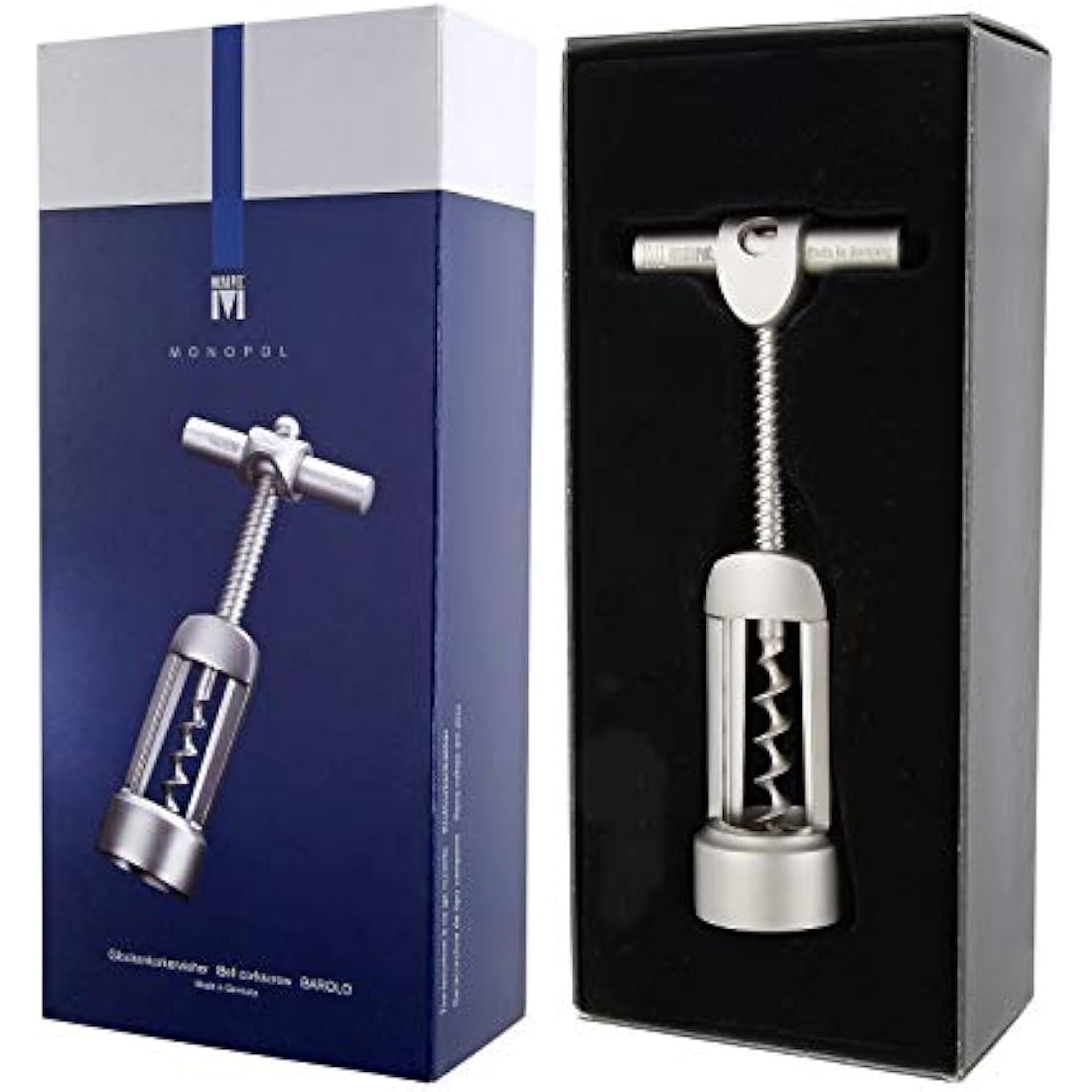 Westmark Monopol Barolo Bell Corkscrew – Satin Steel Wine Opener