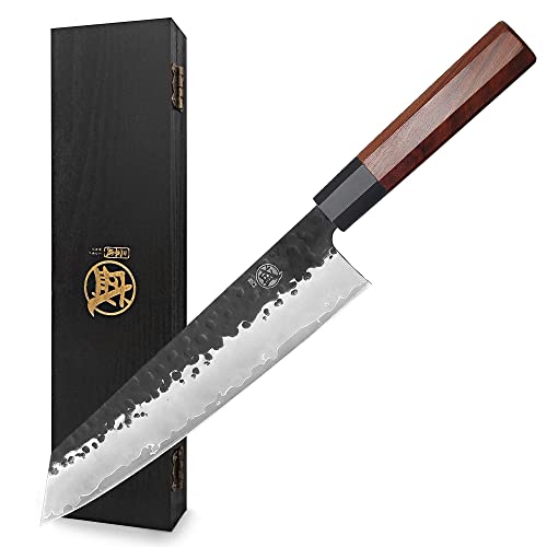 MITSUMOTO SAKARI Kiritsuke Chef Knife | 9" Hand Forged High Carbon Steel