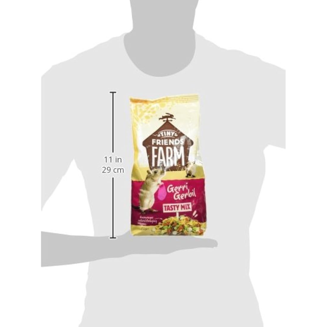 Supreme Gerri Gerbil Food – Nutritionally Balanced Foraging Diet, 850g