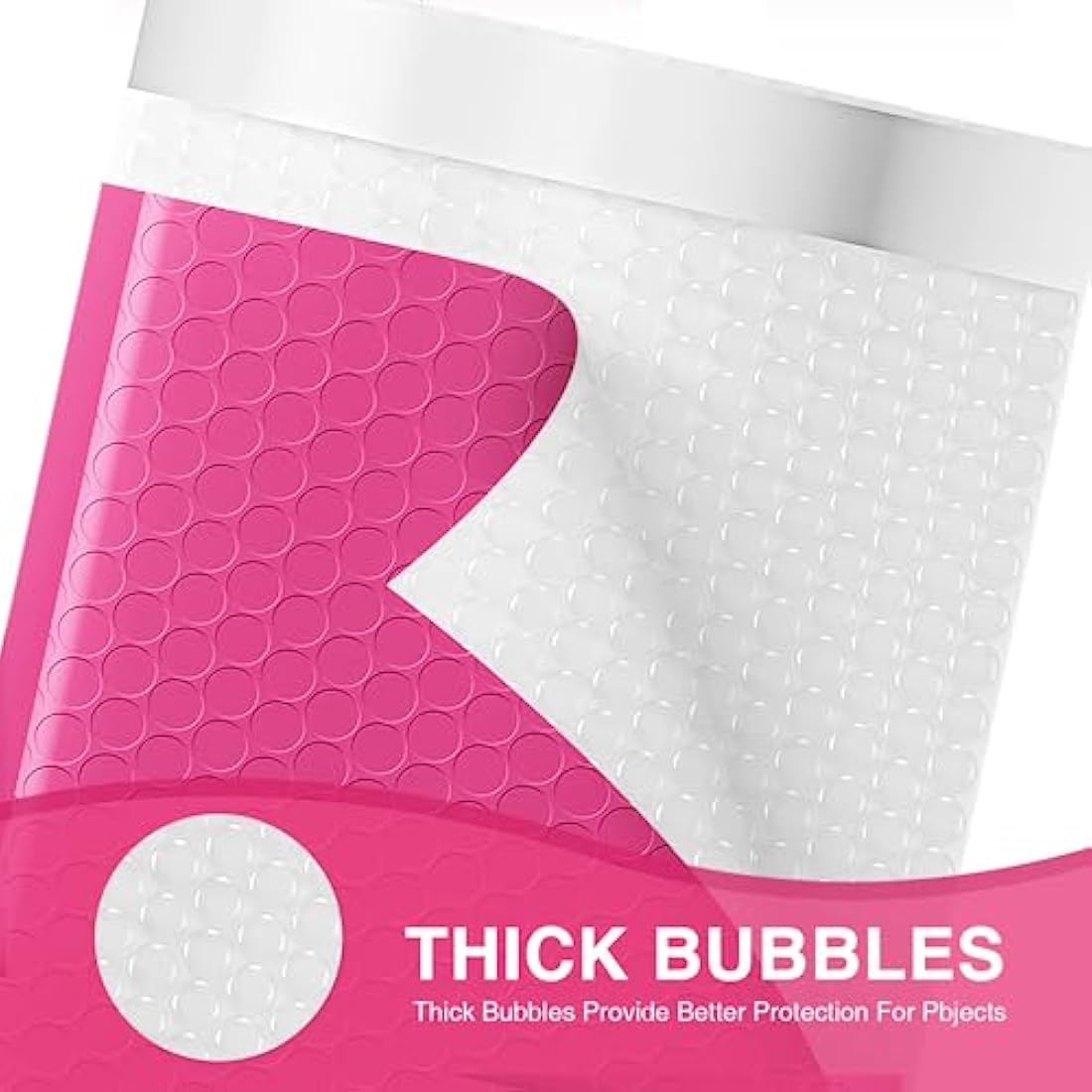 Switory Pink Bubble Mailers – 6x10 Inch Padded Poly Envelopes, 100 Pack