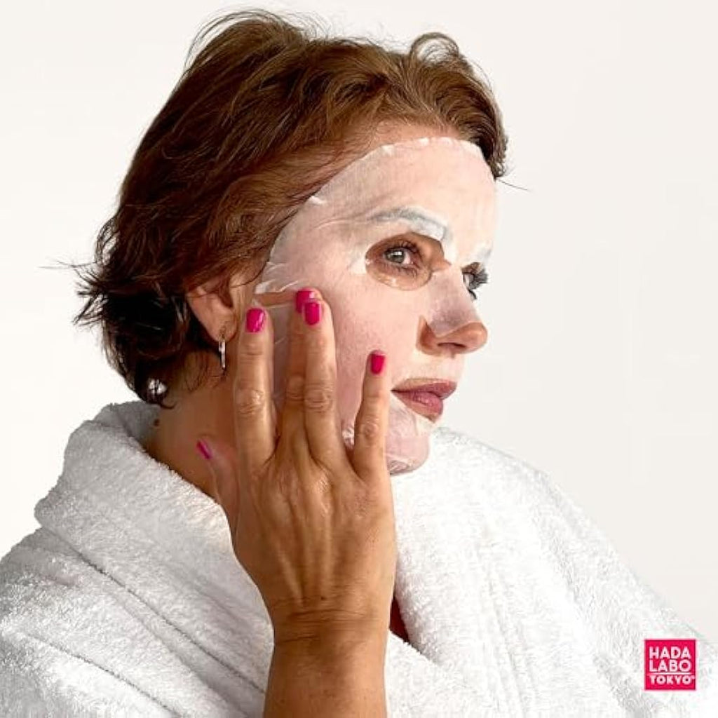 Hada Labo Tokyo Premium Hyaluronic Acid Facial Sheet Masks | 10 Pack