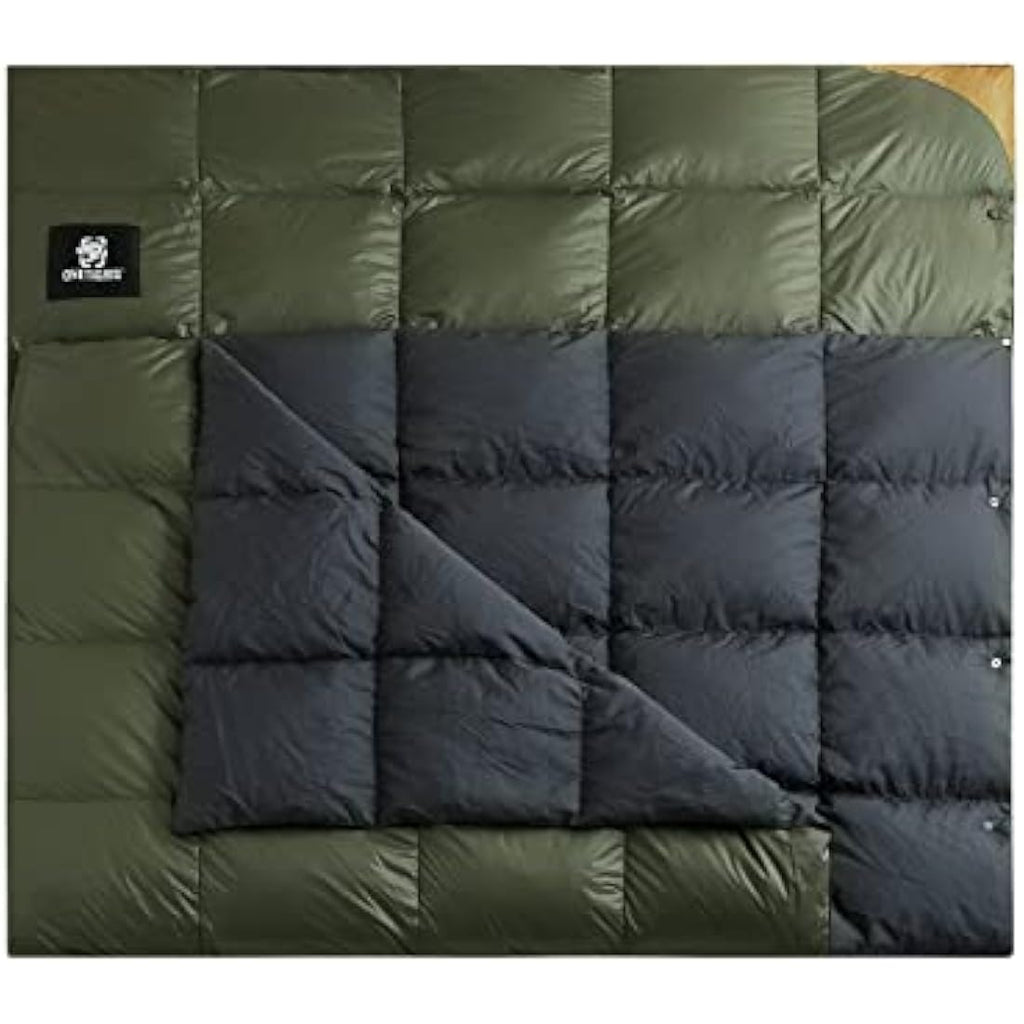 OneTigris Down Camping Blanket | 600 Fill Power Packable Puffy Quilt