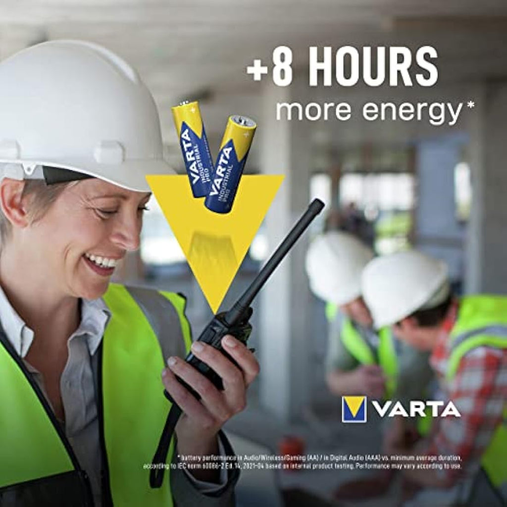 VARTA Industrial Pro AA Alkaline Batteries LR6 - 100-Pack Bulk Box
