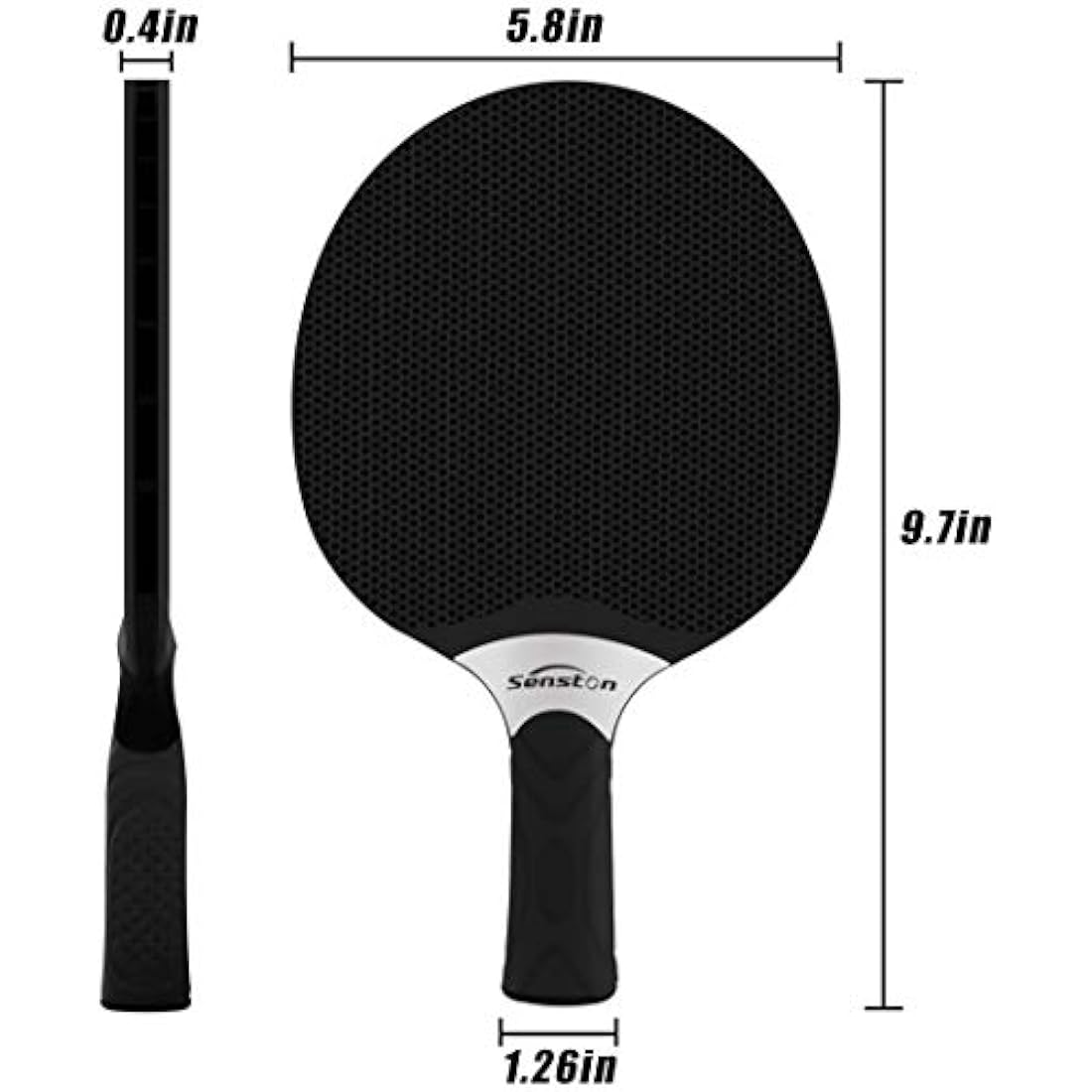 Senston Table Tennis Rackets Set | 2-4 Player Professional Ping Pong Paddles