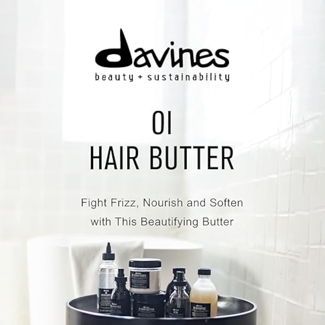 Davines OI Hair Butter - Nourishing and Moisturizing Treatment, 8.8 Fl Oz