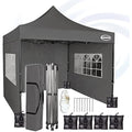 Jolof Store 3x3m Heavy Duty Pop Up Gazebo | Waterproof Market Stall - Grey