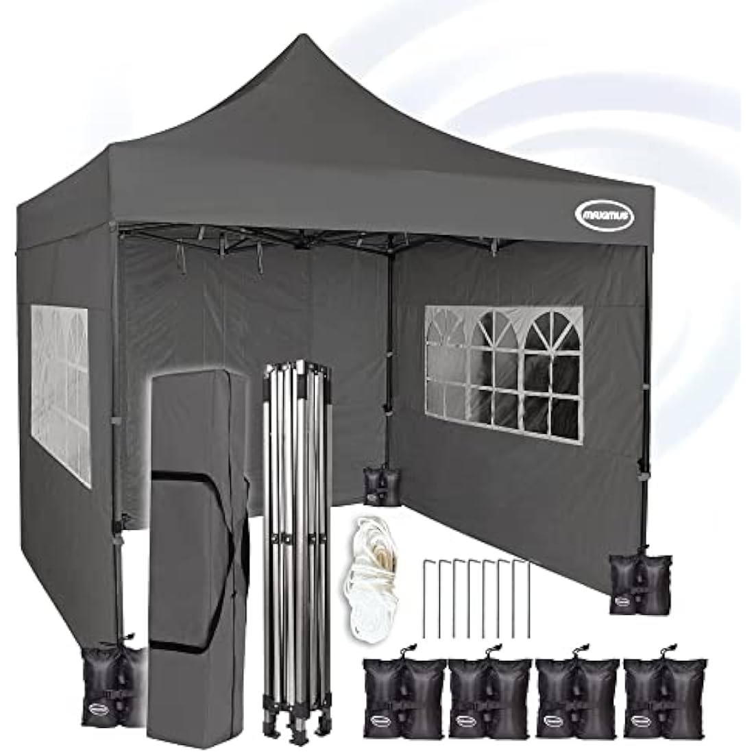 Jolof Store 3x3m Heavy Duty Pop Up Gazebo | Waterproof Market Stall - Grey