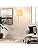 Jolof Store Modern Floor Lamp – Minimalist Standing Lamp with Linen Shade