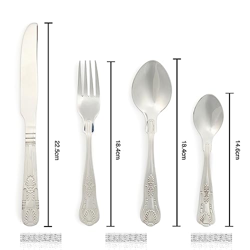 Russell Hobbs Verona 24-Piece Cutlery Set | 18/10 Stainless Steel