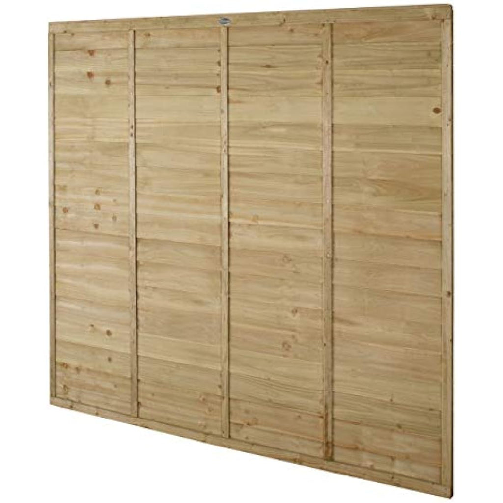 Forest Garden Pressure Treated Superlap Fence Panel 6x6 - Pack of 3