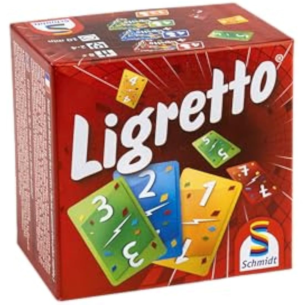 Schmidt Ligretto Red Card Game – Fast-Paced Family Game for 2-4 Players