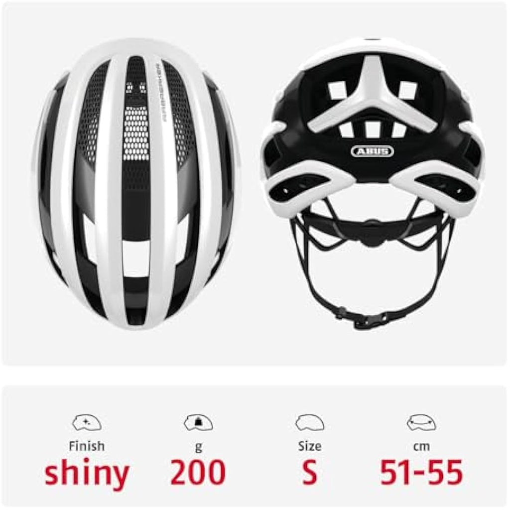 ABUS AirBreaker Road Bike Helmet – Lightweight Aerodynamic Cycling Gear