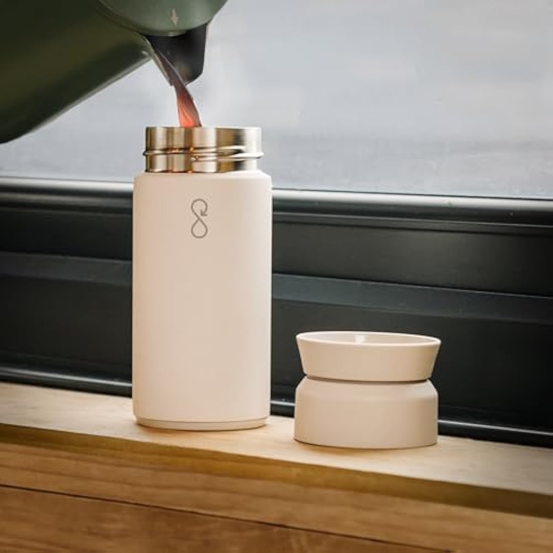 Ocean Bottle Brew Flask – 350ml Recycled Stainless Steel Travel Mug