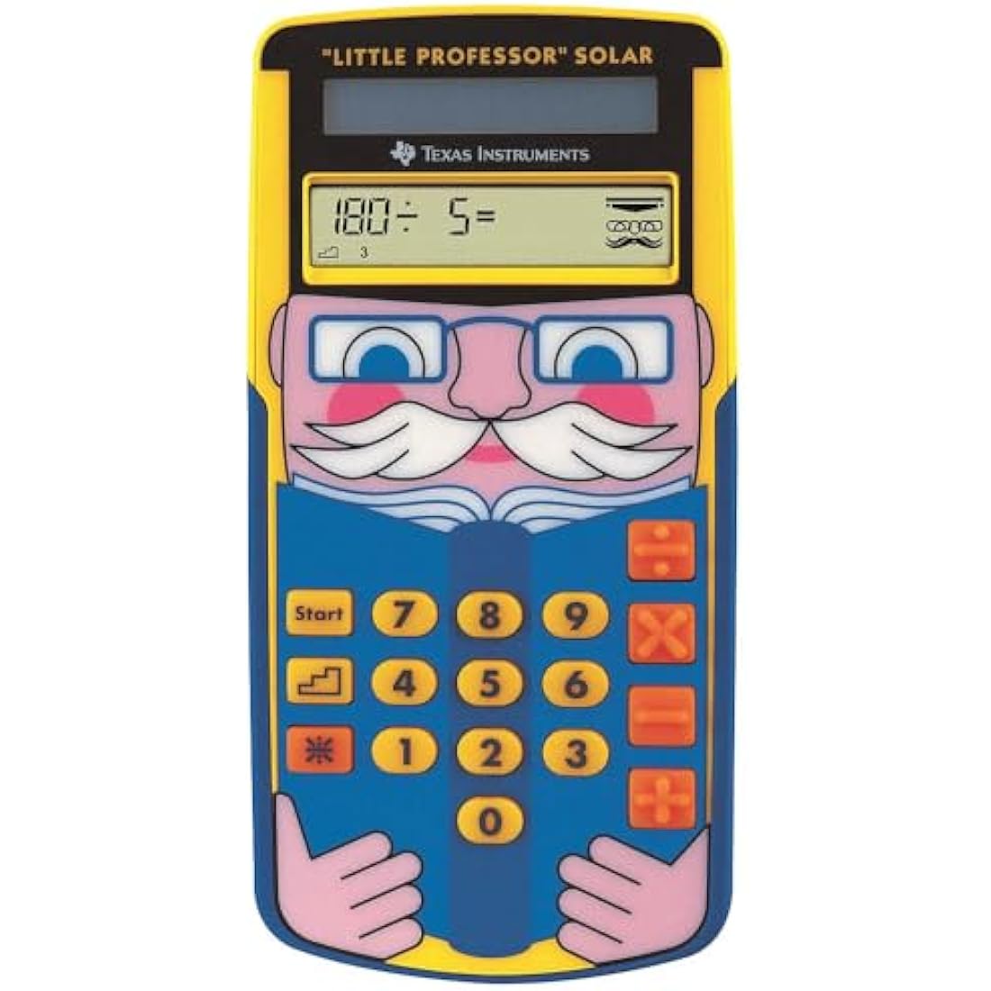 TI-Little Professor Math Trainer with WYNGS Protective Case - Dark Gray