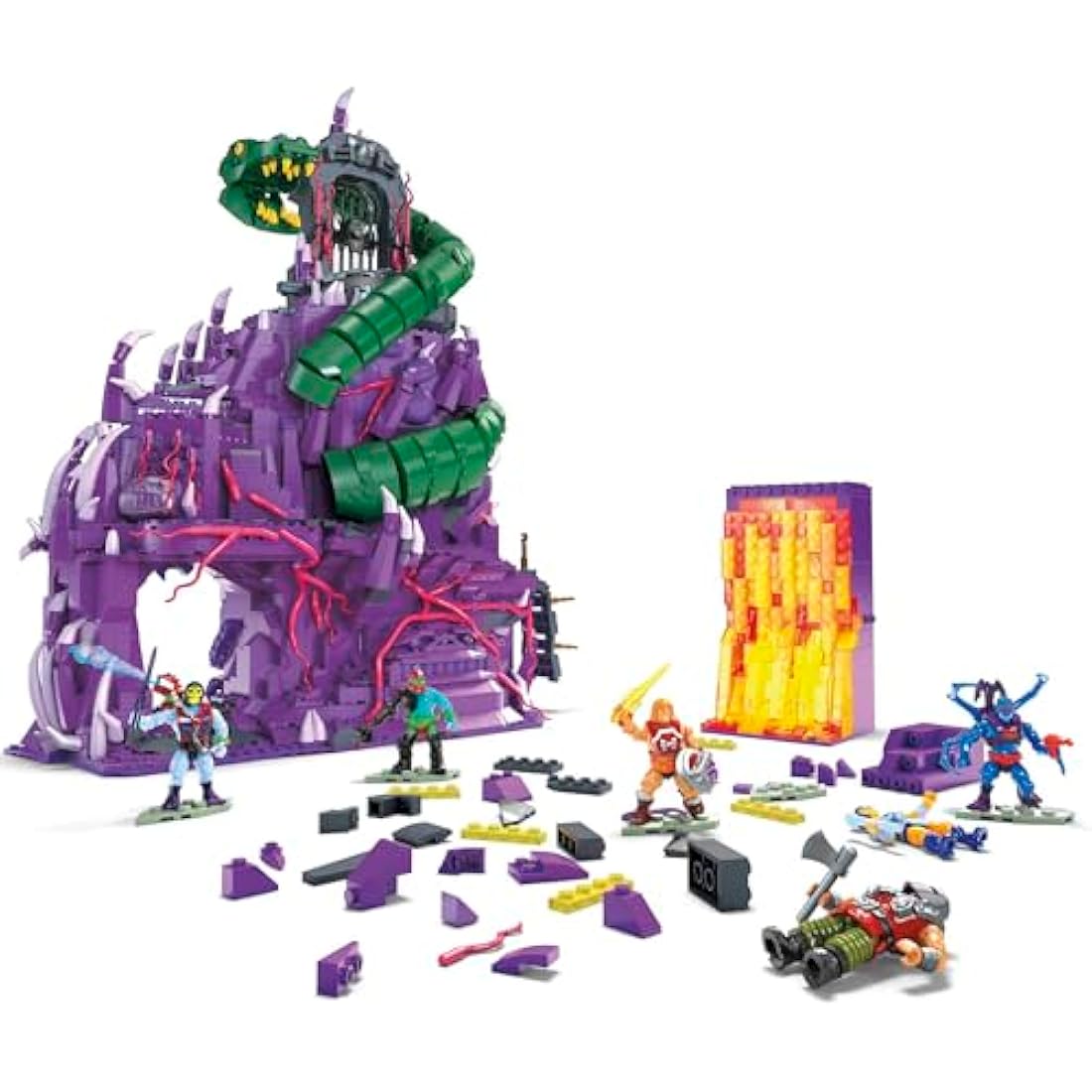 MEGA Masters of the Universe Snake Mountain Building Set for Adults