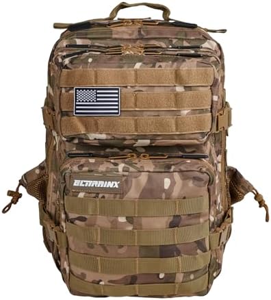 Elitex Training 25L Tactical Military Backpack | Waterproof Gym Bag