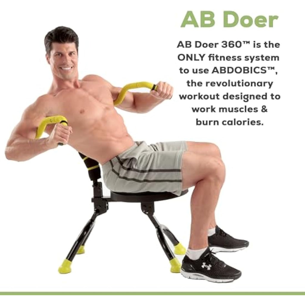 AB Doer 360 Core Exercise Machine – Full-Body Home Fitness Equipment