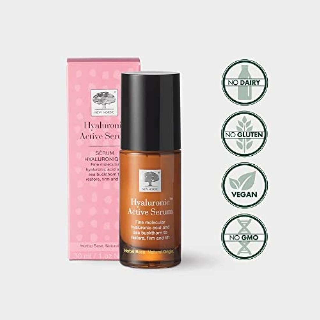New Nordic Hyaluronic Active Serum | Hydrating & Firming Skin – 30ml