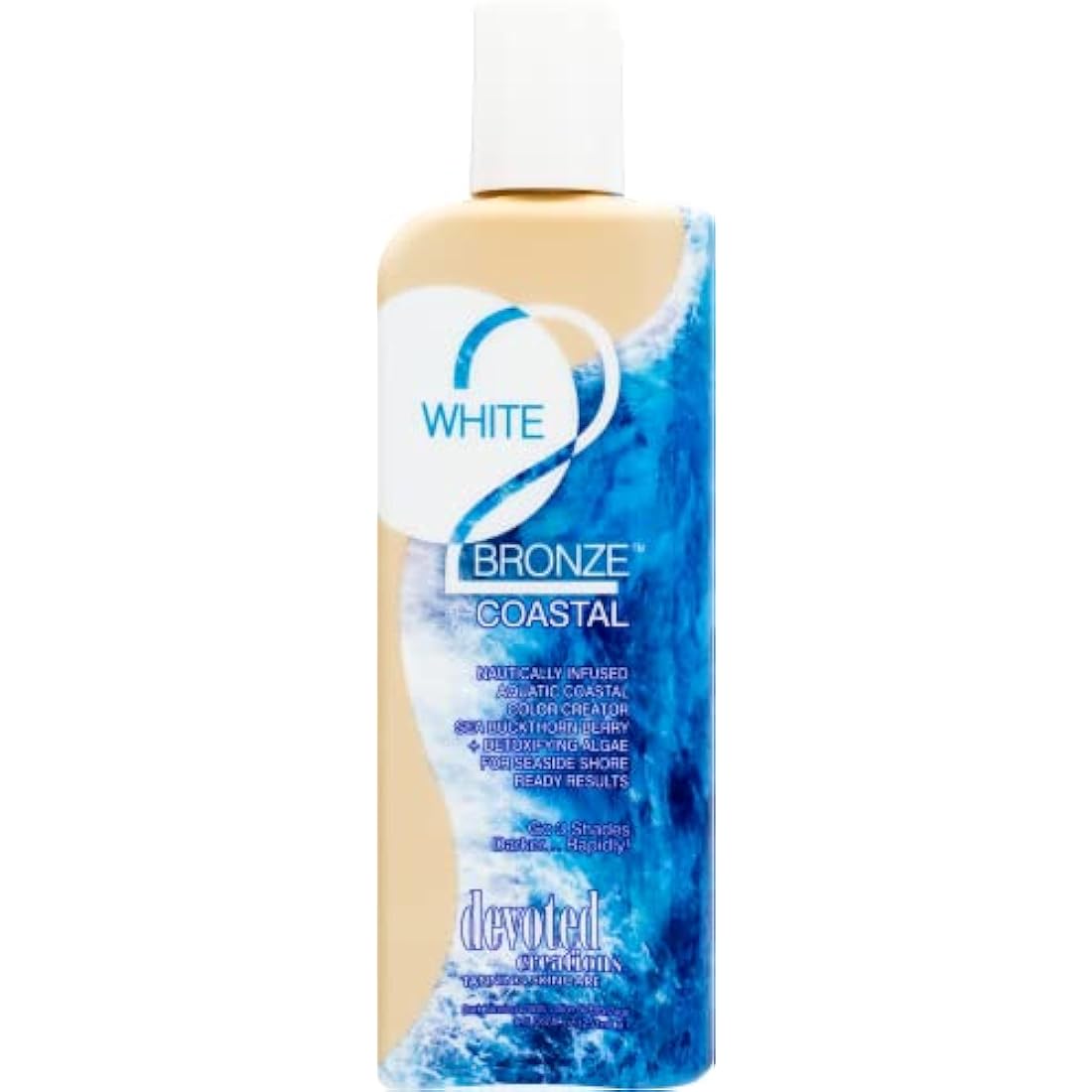 Devoted Creations White 2 Bronze Coastal Blue Hued Tan Enhancer - 251ml