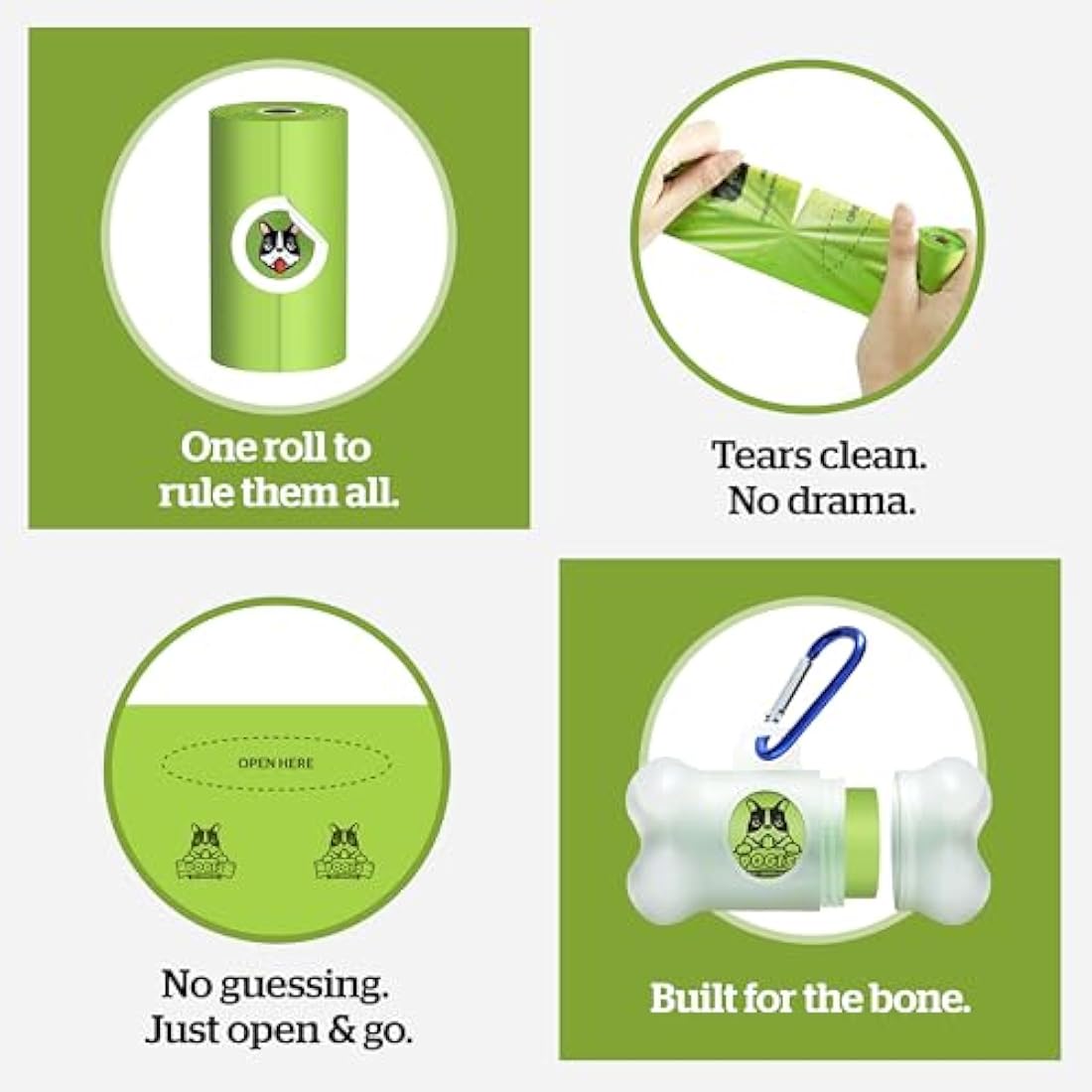 Pogi's Compostable Dog Poo Bags – Leak-Proof Plant-Based – 480 Bags