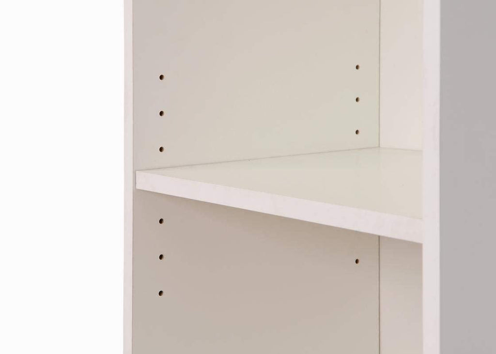 Timber Art Design UK 3 Tier Bookcase Medium Narrow Tall Shelf Rack Contemporary Organizer Display Shelving Unit for Modern Living Room, Office Space - image 3