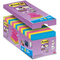 Post-it Super Sticky Z-Notes | 76x76mm Multi-Color Pads | 16 Pack