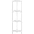 Lifewit 4-Tier Corner Shower Caddy | Rustproof Standing Bathroom Shelf