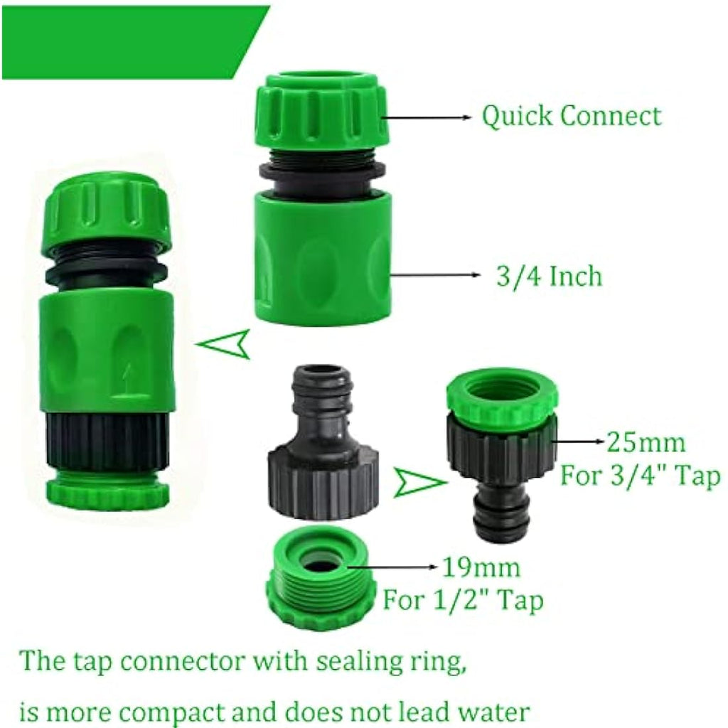 10Pcs Garden Hose Connector Kit | ABS Quick Pipe Fittings