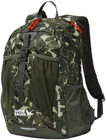 Eddie Bauer Stowaway Packable Backpack – Ripstop Polyester Hiking Bag