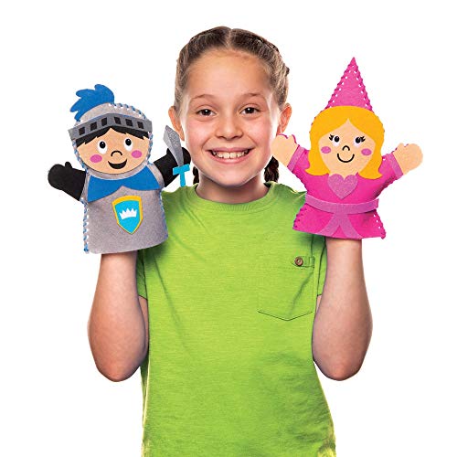 Fairy Tale Hand Puppet Sewing Kits for Kids - Pack of 4
