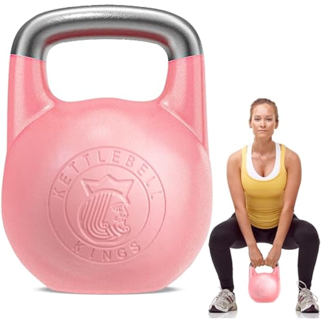 Competition Iron Kettlebell – 18lb Ergonomic Weight