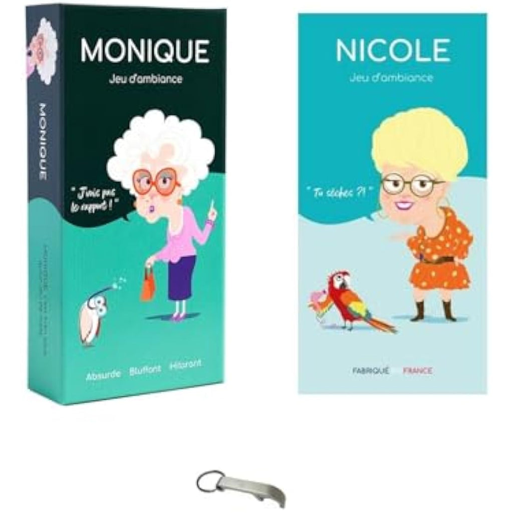 Blumie Monique + Nicole Card Game Set – Adult Party Word Association