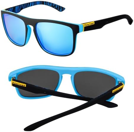 Jolof Store Polarised Retro Sunglasses for Men – UV400 Sports 2-Pack